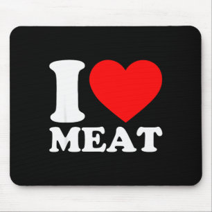 Ich liebe Fleisch Mousepad