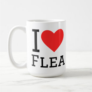 Ich liebe Flöhe Kaffeetasse