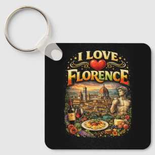 Ich liebe Florenz Schlüsselanhänger