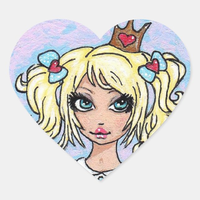 "Ich Liebe Fluffy Bunnies!" Aufkleber (Vorderseite)