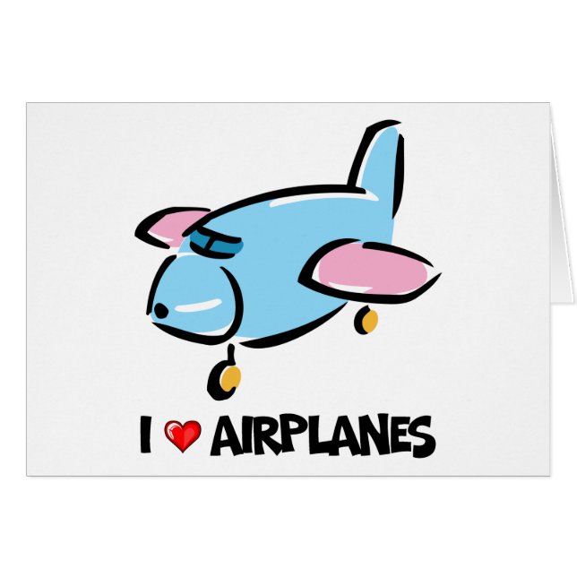Ich liebe Flugzeuge (Vorderseite (Horizontal))