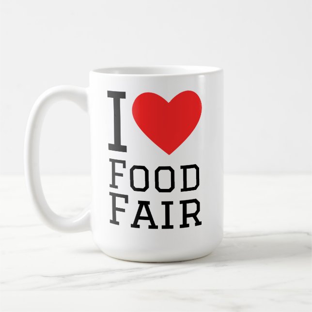 Ich liebe Food-Fair Kaffeetasse (Links)