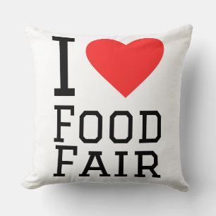 Ich liebe Food-Fair Kissen
