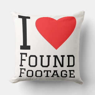 Ich liebe Found Footage  Kissen