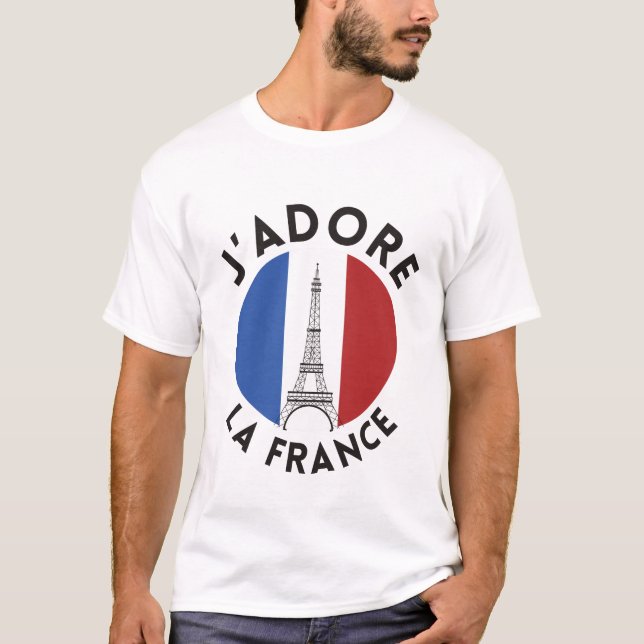 Ich liebe Frankreich T-Shirt (Vorderseite)