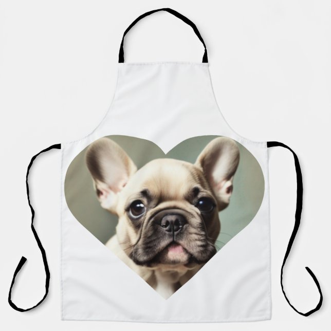 ICH LIEBE FRANZÖSISCH BULLDOGS! EIN FRANZÖSISCHER  SCHÜRZE (Vorderseite)