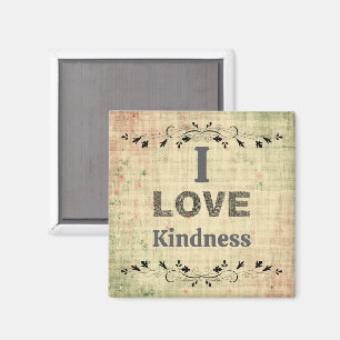 Ich liebe Freundlichkeit Magnet