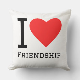 Ich liebe Freundschaft Kissen