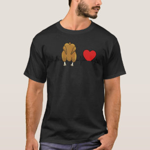 Ich liebe frittiertes Hühnchen T-Shirt