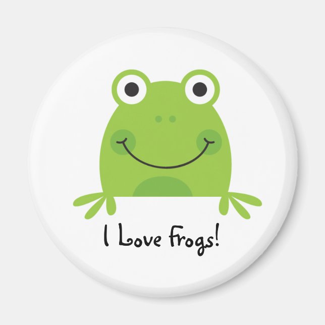 Ich Liebe Frogs! Magnet (Vorne)