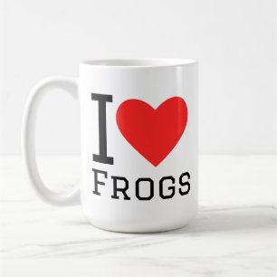 Ich liebe Frösche Kaffeetasse