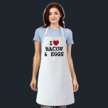 Ich liebe Frühstücksküche Schürze mit Speck.<br><div class="desc">Ich liebe Frühstücksküche Schürze für Damen und Herren. Ich Liebe Template Design für Ihr Lieblingsessen. Spaß beim Kochen und GRILLEN Schürze in jeder Farbe. Niedliche personalisierte Geschenkidee für Freunde,  Familie,  Restaurant Koch,  Koch,  Mama,  Papa,  Feinschmecker etc. Benutzerdefinierte Farben.</div>
