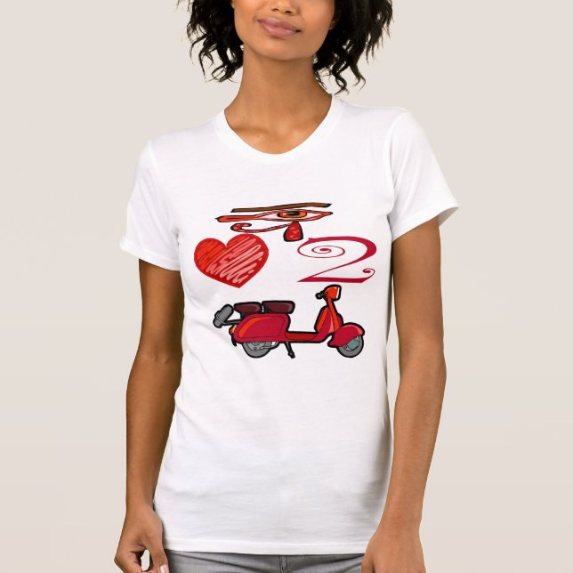 Ich Liebe für Scoot T-Shirt (Vorderseite)