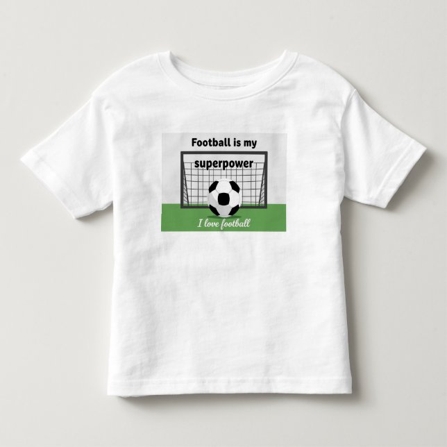 Ich liebe Fußball Grafik T-Shirt  (Vorderseite)