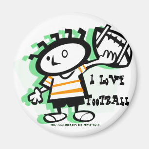 "Ich Liebe Fußball!" Magnet