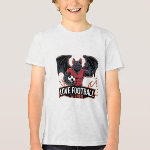 Ich liebe Fußball  Tri-Blend Shirt
