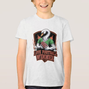 Ich liebe Fußball Tri-Blend Shirt