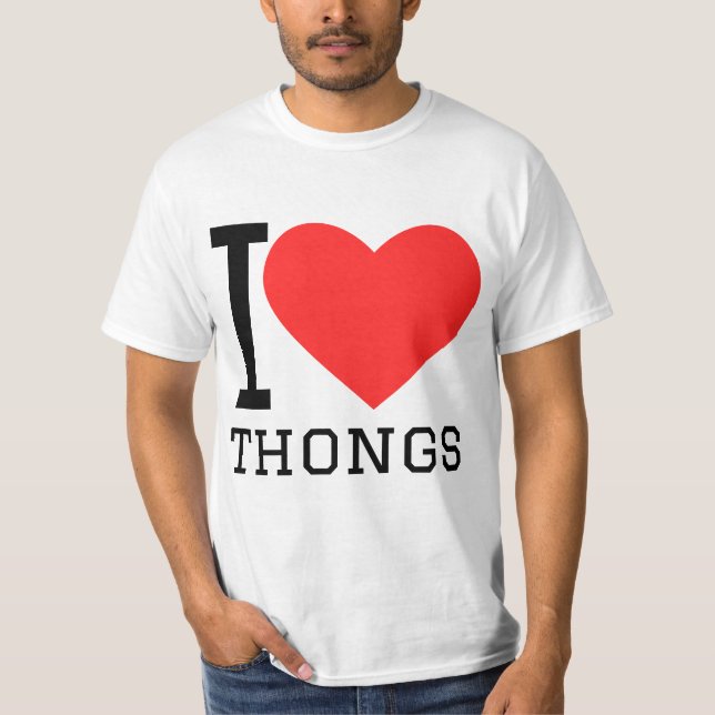 Ich liebe G-Strings T-Shirt (Vorderseite)