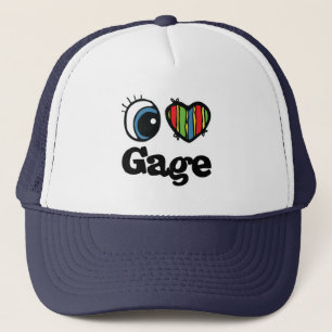 Ich liebe Gage Truckerkappe