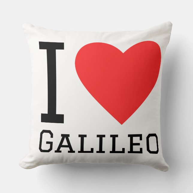 Ich liebe Galileo  Kissen (Vorderseite)