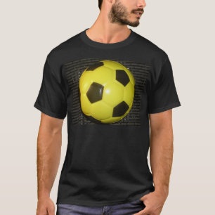 Ich Liebe Gelb- und Schwarzfußball mit Mitgefühl T-Shirt