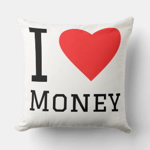 Ich liebe Geld Kissen