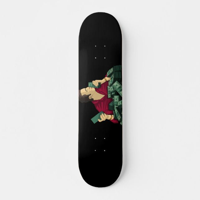 Ich Liebe Geld Skateboard (Vorne)