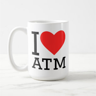 ich liebe Geldautomaten Kaffeetasse