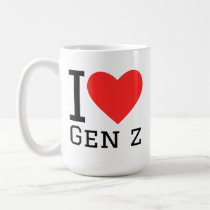 Ich liebe Gen Z Kaffeetasse