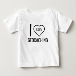 ICH LIEBE GEOCACHING BABY T-SHIRT