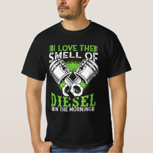 Ich Liebe Geruch von Diesel am Morgen Geschenk fü T-Shirt