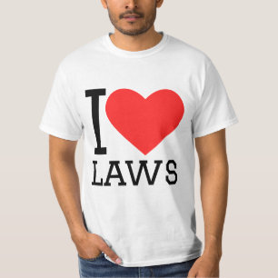 Ich liebe Gesetze T-Shirt
