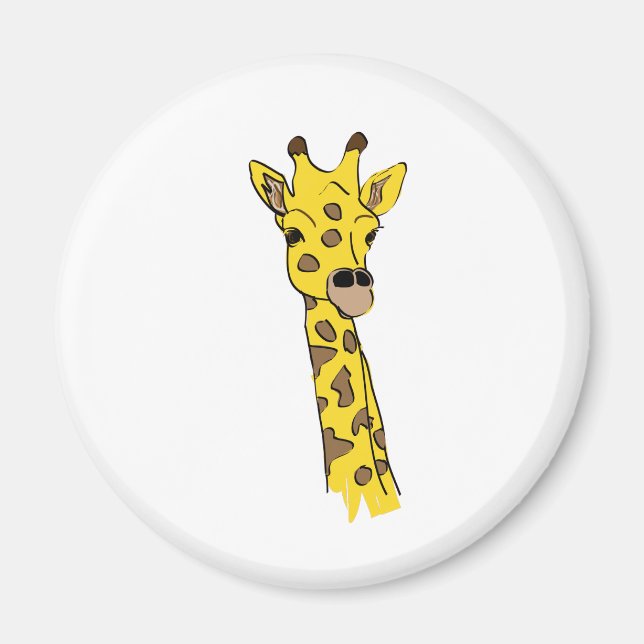 Ich Liebe Giraffen! Magnet (Vorne)