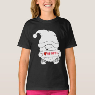 Ich liebe Gnome Weihnachten T-Shirt
