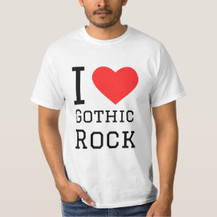 Ich Liebe gotisches Gestein T-Shirt