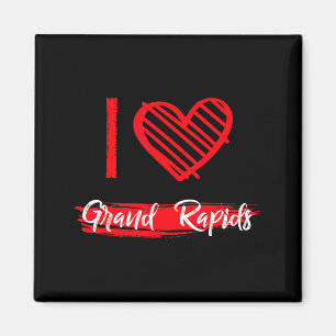 Ich liebe Grand Rads Ich Herz Grand Rads Magnet