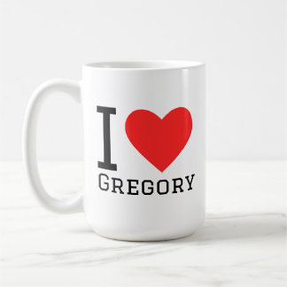 Ich liebe Gregory Kaffeetasse