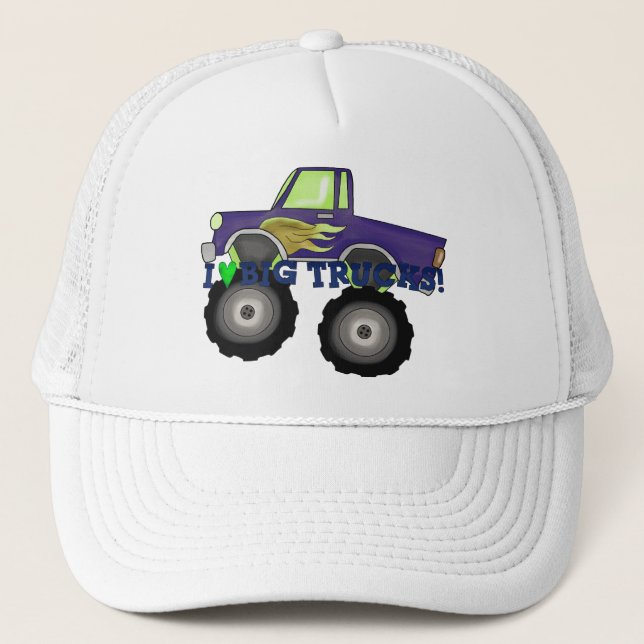 Ich Liebe große LKW Truckerkappe (Vorderseite)