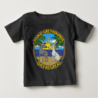 ICH LIEBE GROSSHUNDERTE, SIE SIND GROSS BABY T-SHIRT