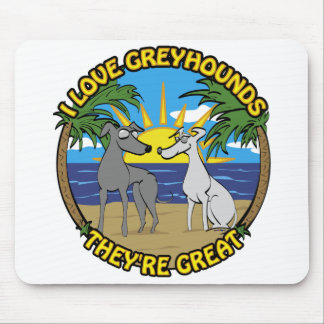 ICH LIEBE GROSSHUNDERTE, SIE SIND GROSS MOUSEPAD