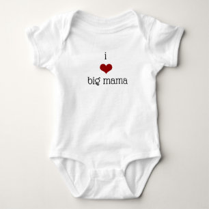 Ich Liebe Großmama Großmutter Rotherz Baby Strampler