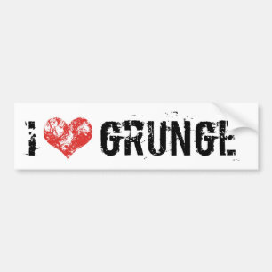 Ich liebe Grunge-Aufkleber Autoaufkleber