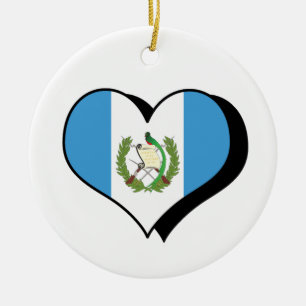 Ich liebe Guatemala-Ornament Keramik Ornament