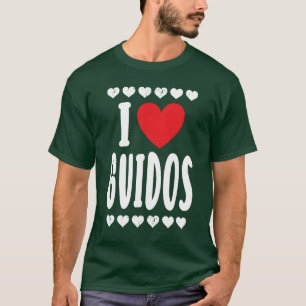 Ich liebe Guidos Italian Urban Macho Party lustig T-Shirt
