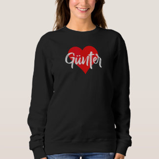 Ich Liebe Günter Vorname Liebe Herz Sweatshirt