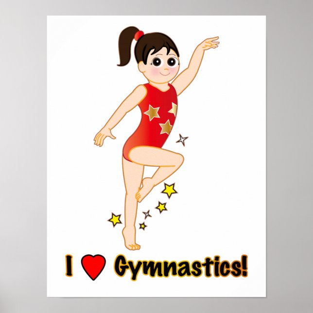 Ich Liebe Gymnastik! Poster (Vorne)