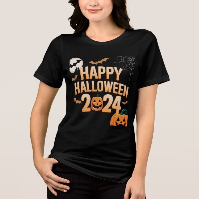 Ich Liebe Halloween 2024 T - Shirt der Frauen (Vorderseite)
