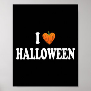 Ich liebe Halloween-Kostüm Poster
