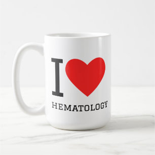 Ich liebe Hämatologie Kaffeetasse