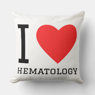 Ich liebe Hämatologie  Kissen